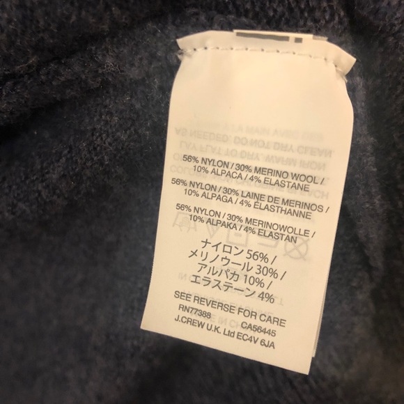 Madewell Wool Blend Dark Blue Long Cardigan - Picture 6 of 6